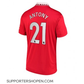 Manchester United Antony #21 Hemma Matchtröja 2022-23 Kortärmad